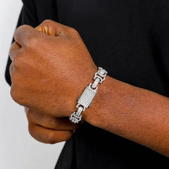 13mm Premium Iced Byzantine Bracelet