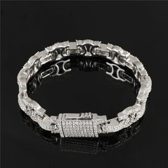 13mm Premium Iced Byzantine Bracelet