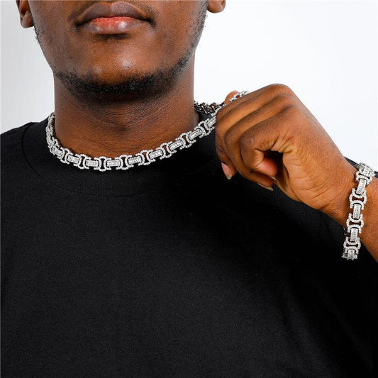 Premium Iced Byzantine Chain - 13mm