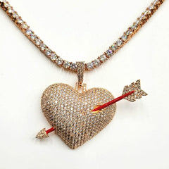 Premium Iced Heart with Arrow