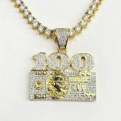 Premium Iced 100 Dollar Bill