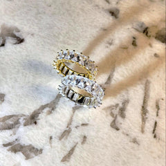 Premium Sterling Silver Eternity Ring