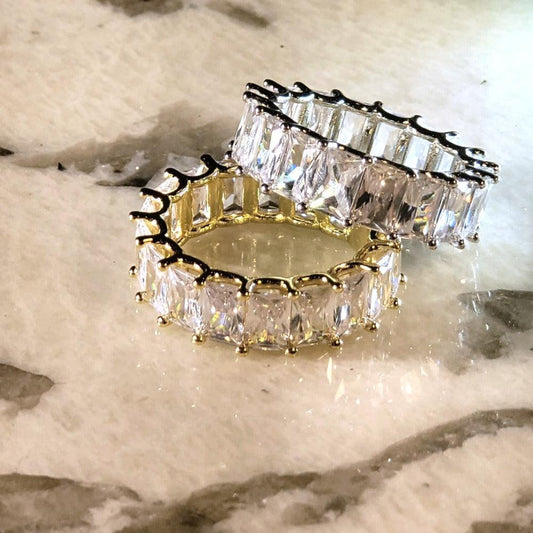 Premium Sterling Silver Eternity Ring