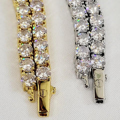 Butterfly Tennis Necklace Gold - 4mm