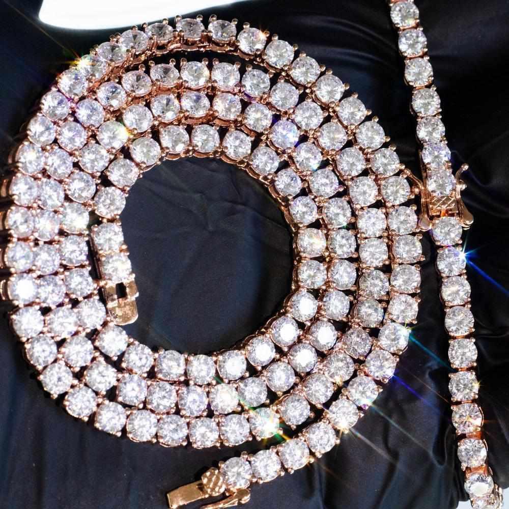 4mm Premium Tennis Chain and Bracelet Set - The Gifted Few