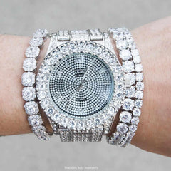 Mogul Watch - Iced Dial (2 Color Options) - The Gifted Few