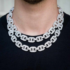 Premium 15mm Baguette Mariner Chain - *Limited Edition*
