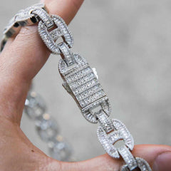 Premium 15mm Baguette Mariner Necklace - *Limited Edition*