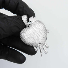 Premium Iced Lightning Heart