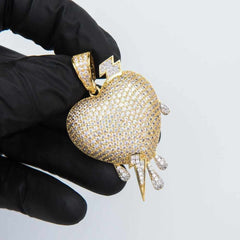 Premium Iced Lightning Heart