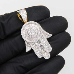 Premium Iced Baguette Hamsa