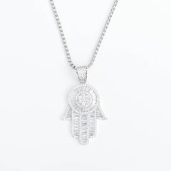 Premium Iced Baguette Hamsa