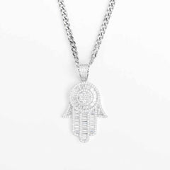 Premium Iced Baguette Hamsa