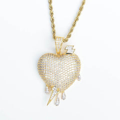 Premium Iced Lightning Heart