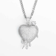 Premium Iced Lightning Heart