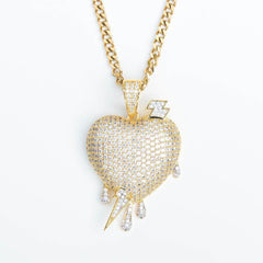 Premium Iced Lightning Heart