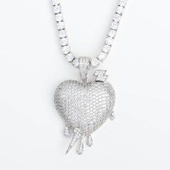 Premium Iced Lightning Heart