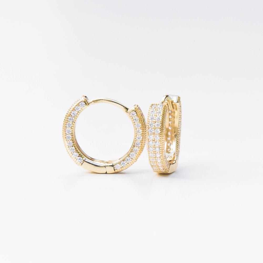 Iced Hoop Earrings - The Gifted Few