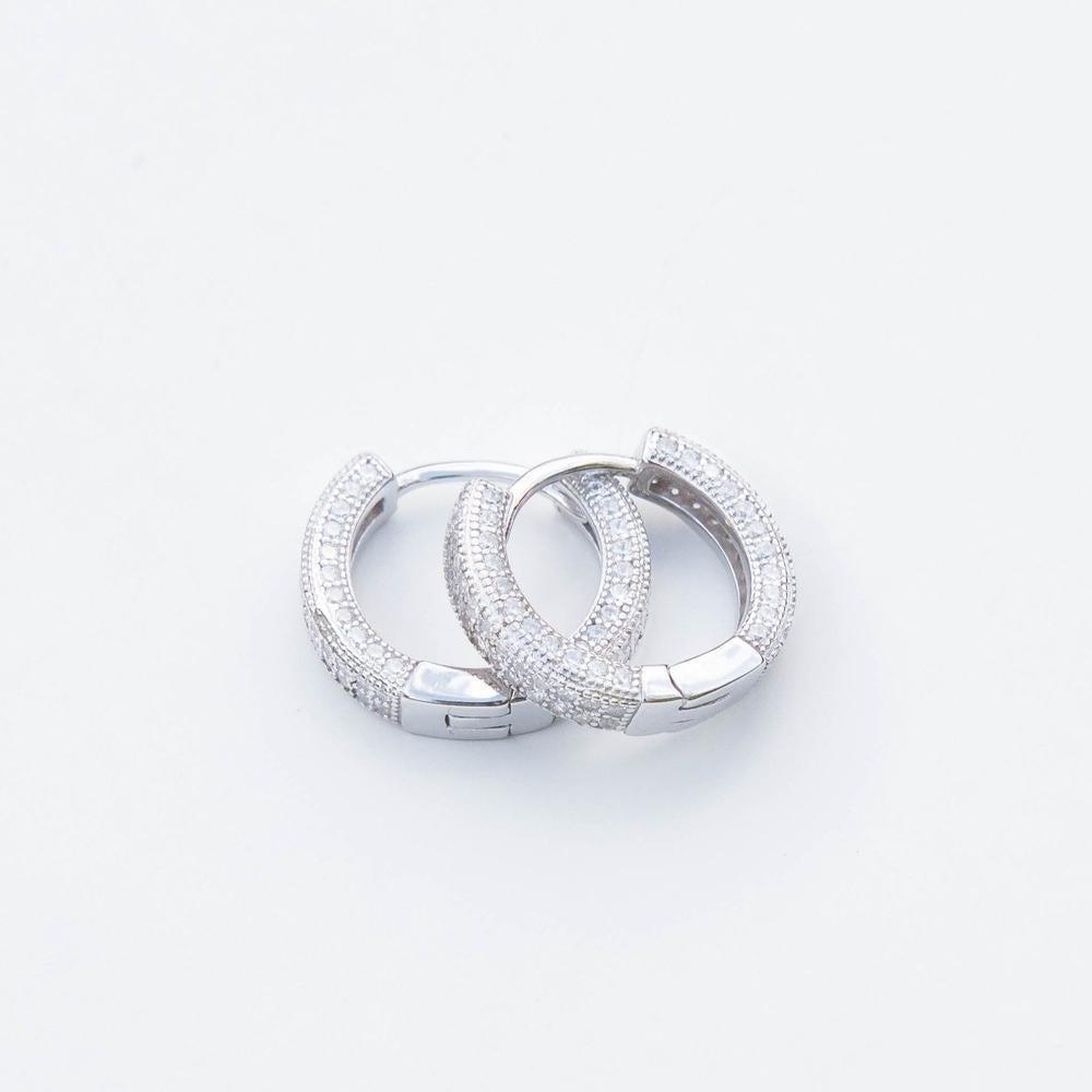 Iced Hoop Earrings - The Gifted Few