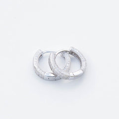 Iced Hoop Earrings - The Gifted Few