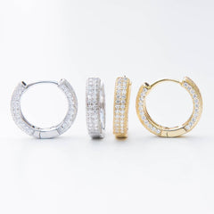 Iced Hoop Earrings - The Gifted Few