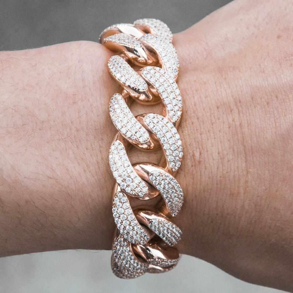Premium Iced 18mm Cuban Bracelet - The Gifted Few