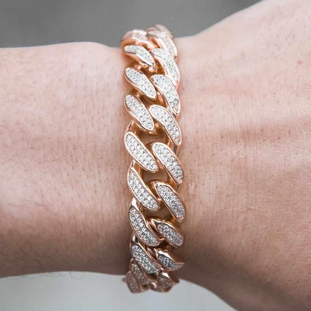 Premium Iced 12mm Cuban Bracelet - The Gifted Few
