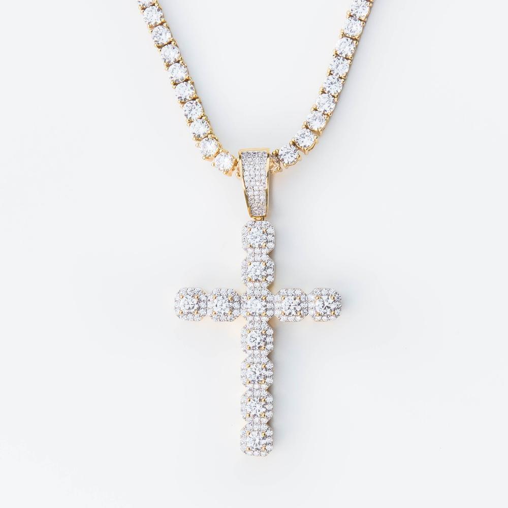 Premium Iced Cluster Cross - The Gifted Few