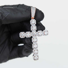 Premium Woman's Iced Cluster Cross