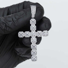 Premium Woman's Iced Cluster Cross