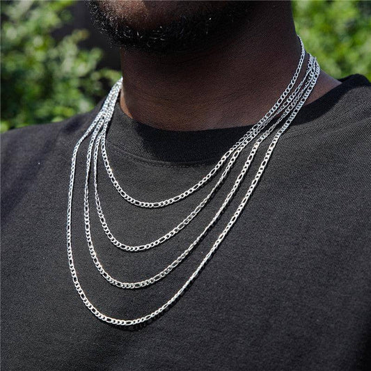 4mm Figaro Link Chain Stainless