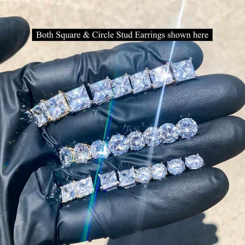 Sterling Silver Premium Round Stud Earrings - The Gifted Few