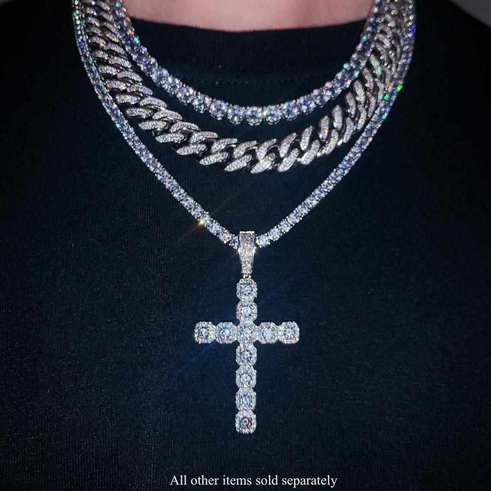 Premium Iced Cluster Cross - The Gifted Few