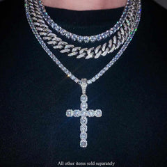 Premium Iced Cluster Cross - The Gifted Few