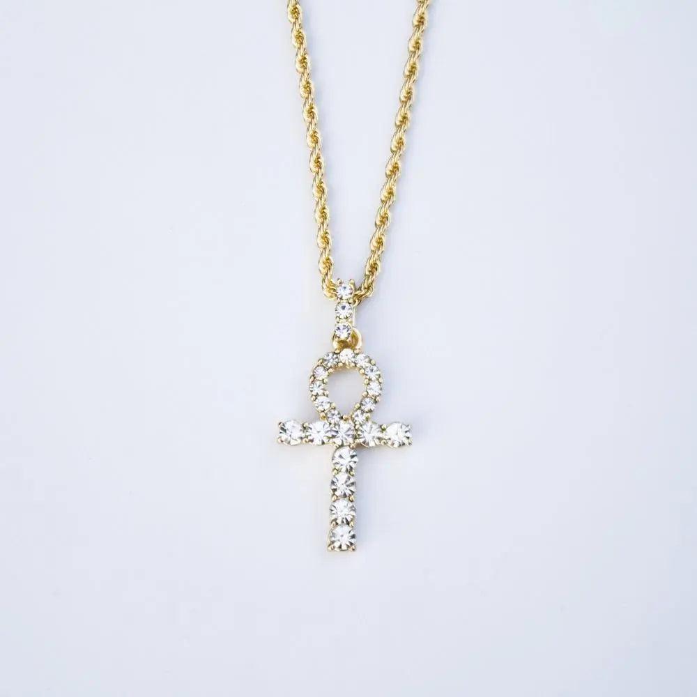 Iced Ankh Pendant - The Gifted Few
