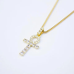 Iced Ankh Pendant - The Gifted Few