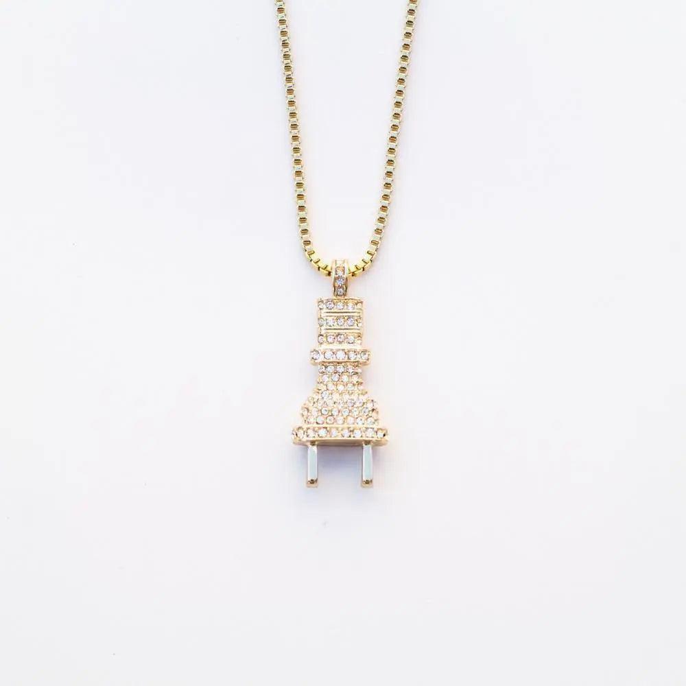 Iced Plug Pendant - The Gifted Few