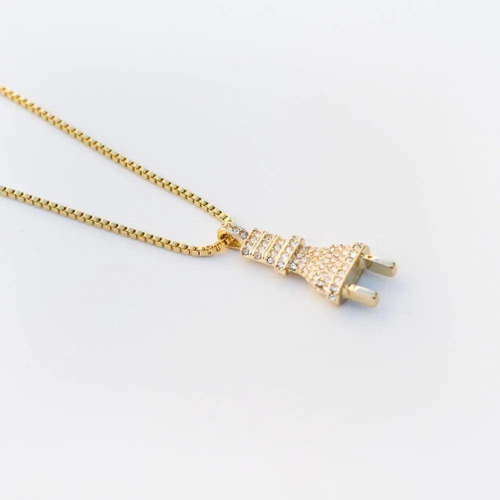 Iced Plug Pendant - The Gifted Few