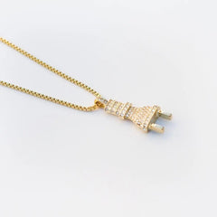 Iced Plug Pendant - The Gifted Few