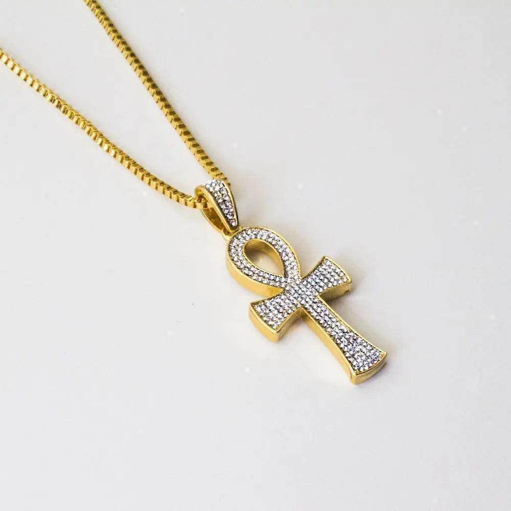 Large Iced Ankh - The Gifted Few