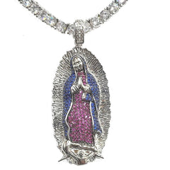 Premium Iced Blessed Virgin Mother Mary