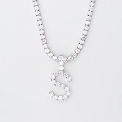 A-Z Custom Solitaire Initial Letter Pendant - The Gifted Few