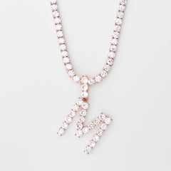 A-Z Custom Solitaire Initial Letter Pendant - The Gifted Few