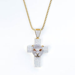 Premium Iced Panther Cross - The Gifted Few