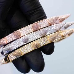 Custom Premium Sterling Silver Spike Bangle - The Gifted Few