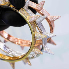 Custom Premium Sterling Silver Spike Bangle - The Gifted Few