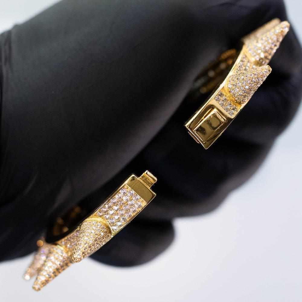 Custom Premium Sterling Silver Spike Bangle - The Gifted Few