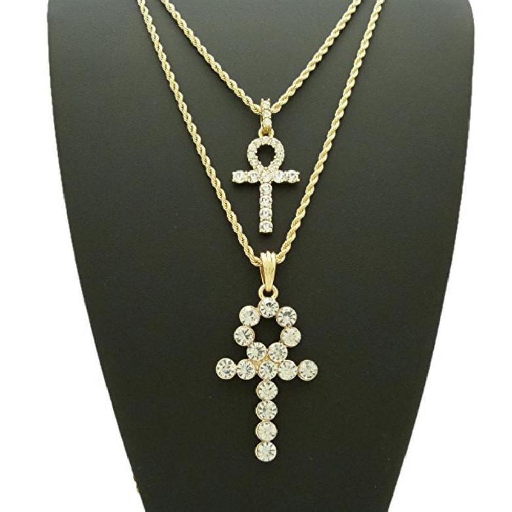 Iced Ankh + Stone Ankh Set - The Gifted Few