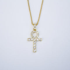 Iced Ankh Pendant - The Gifted Few