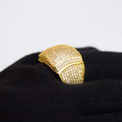 Premium Fully Iced Square Ring - The Gifted Few